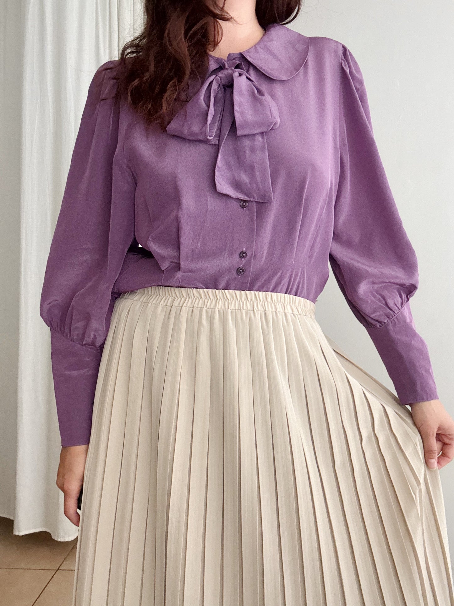 Gonna plissee beige 50