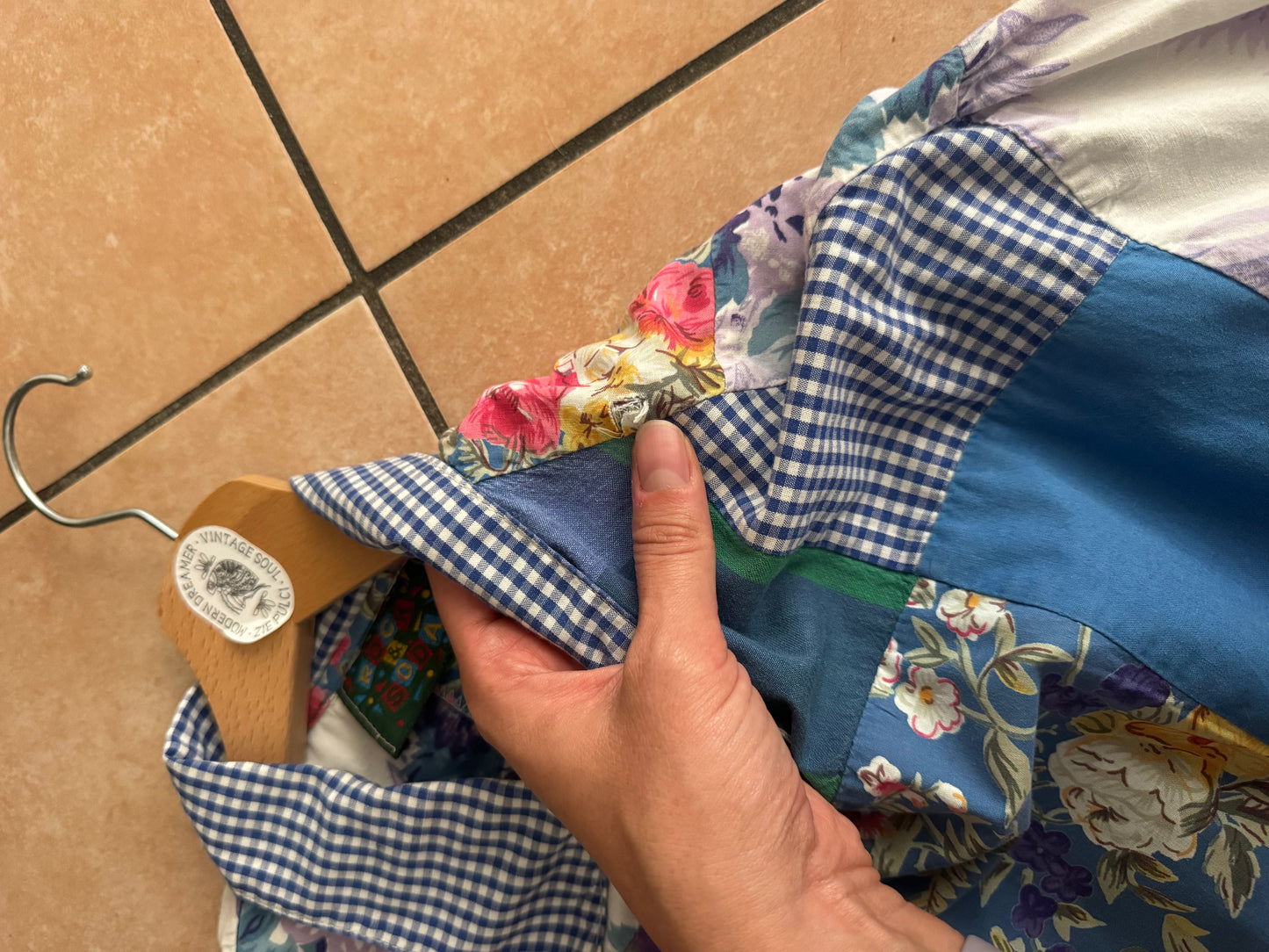 Camicia patchwork L