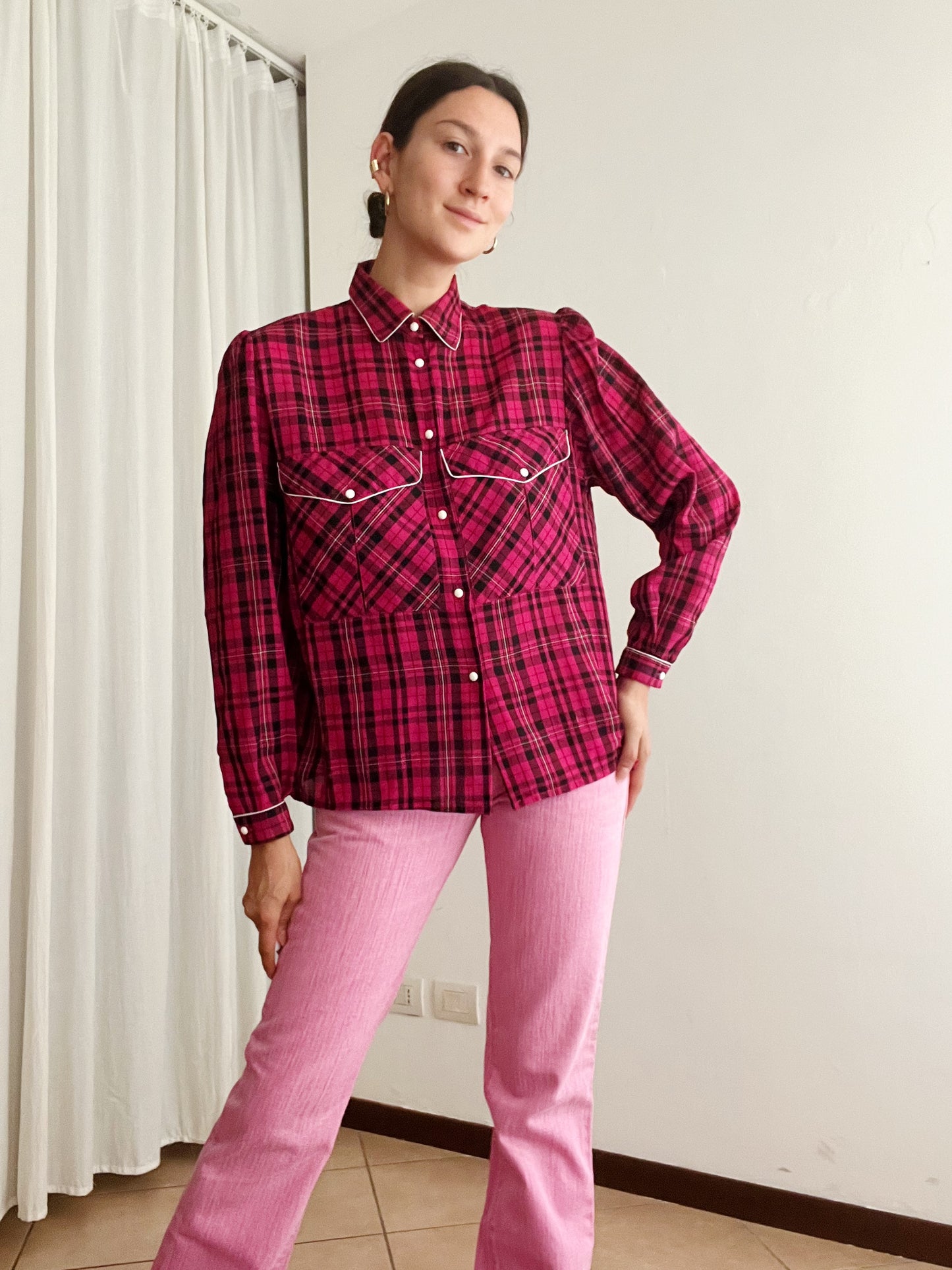 Camicia fucsia 42