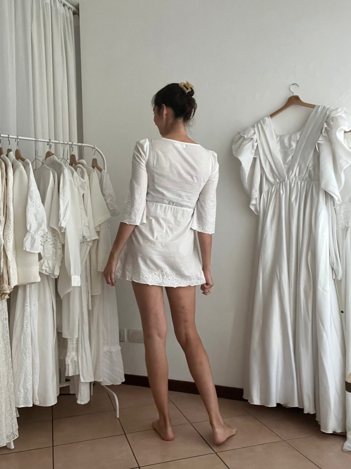 Mini abito bianco XS/S
