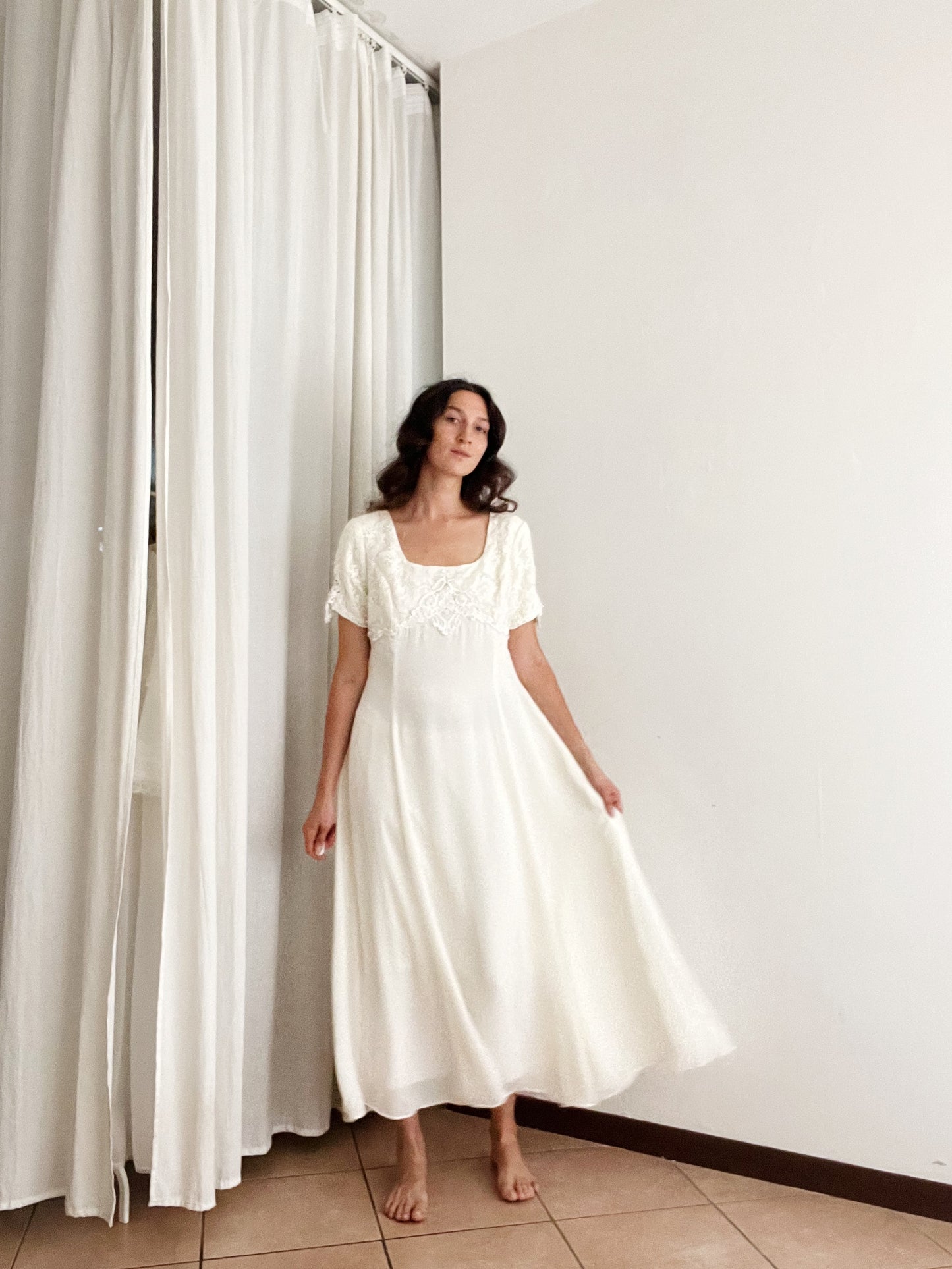 Abito lungo bianco M/L