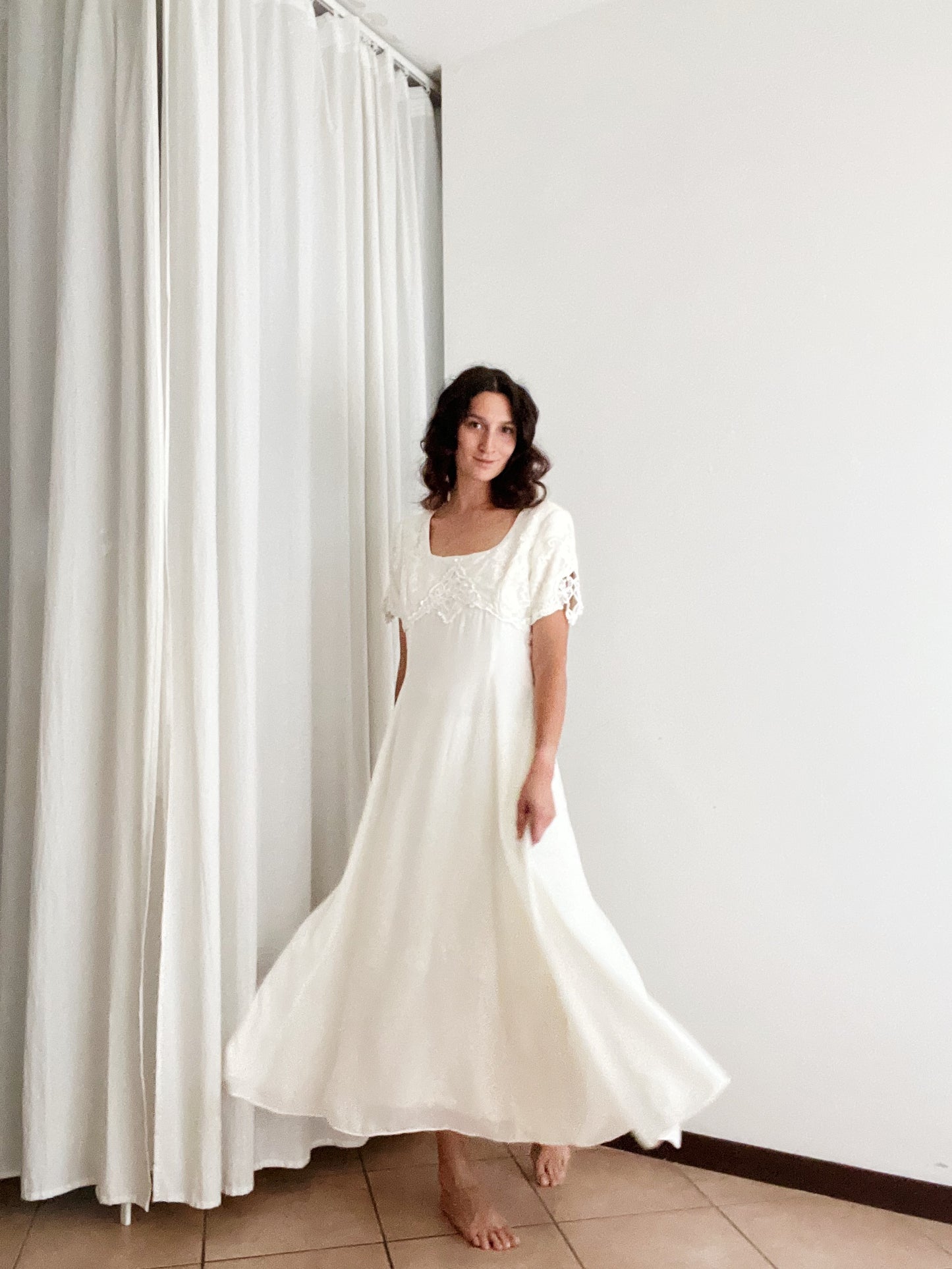 Abito lungo bianco M/L