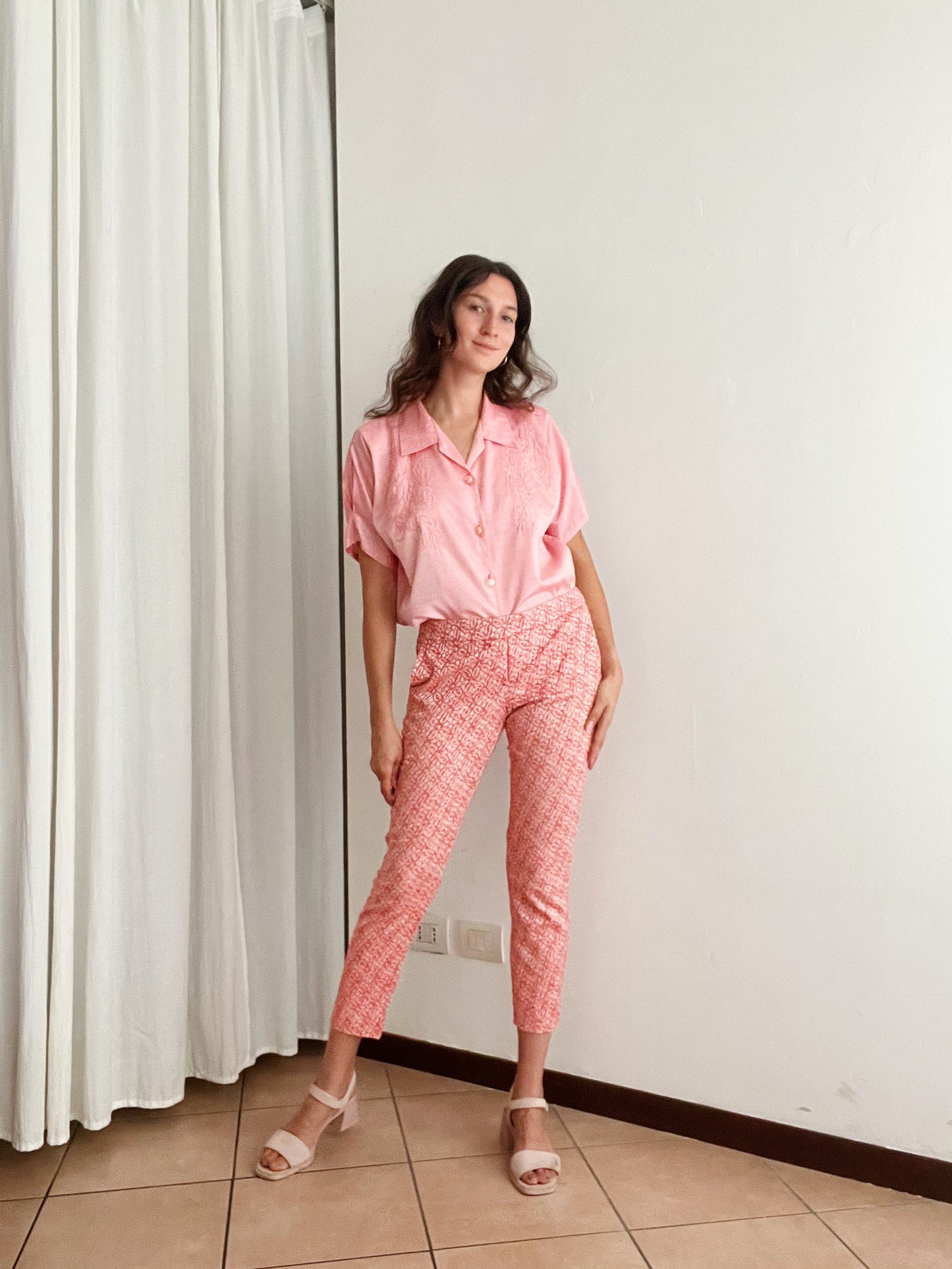 Pantaloni rosa Marella 42