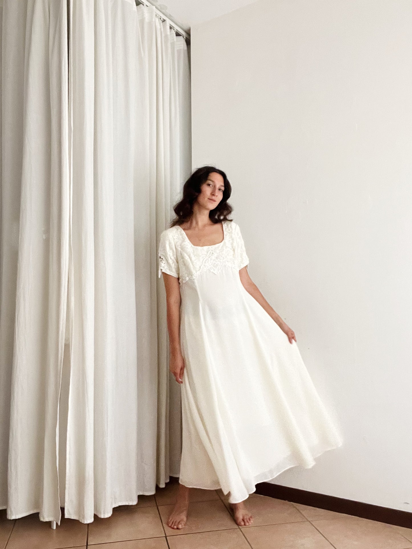 Abito lungo bianco M/L