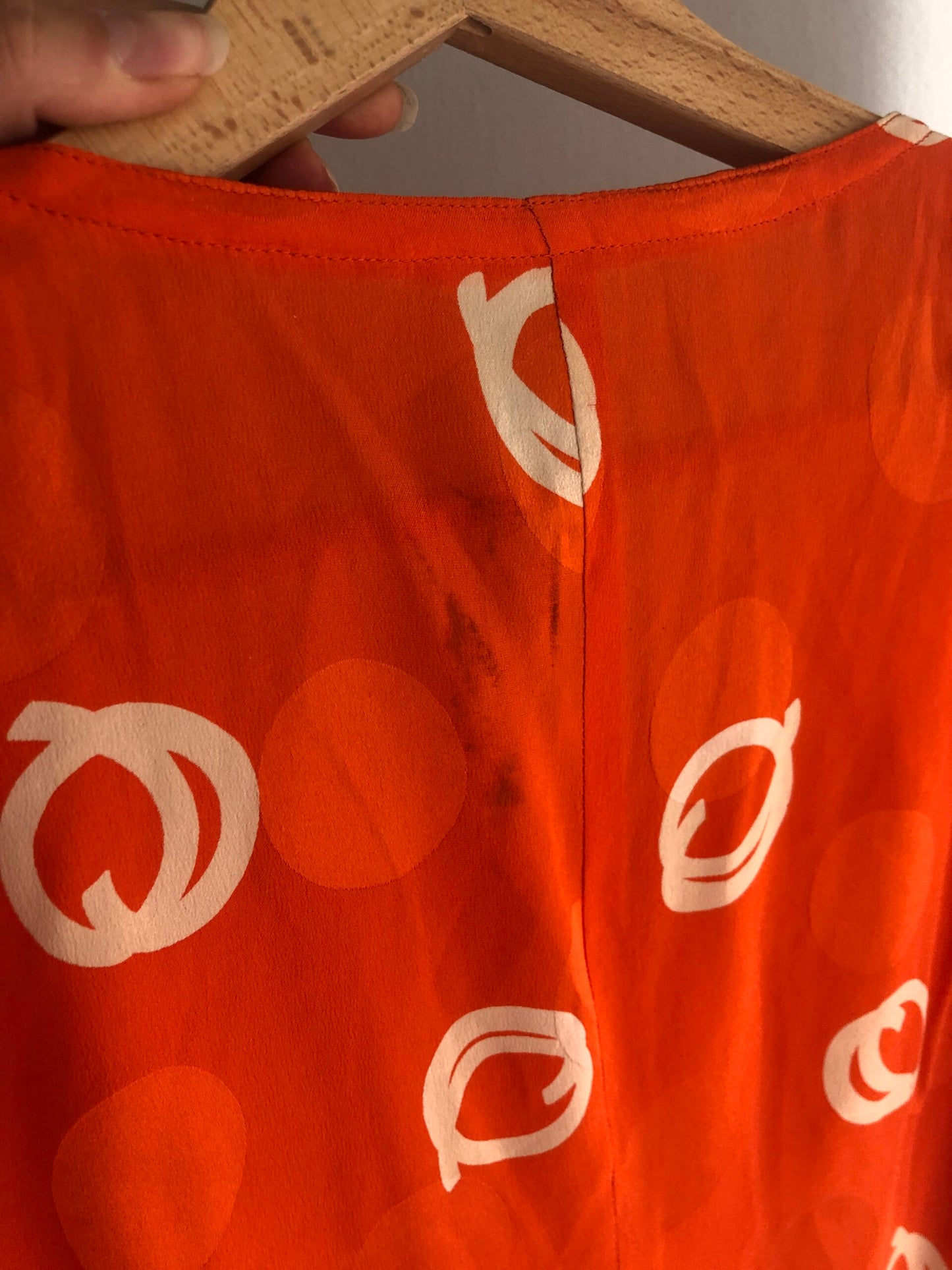 Abito seta arancio 44