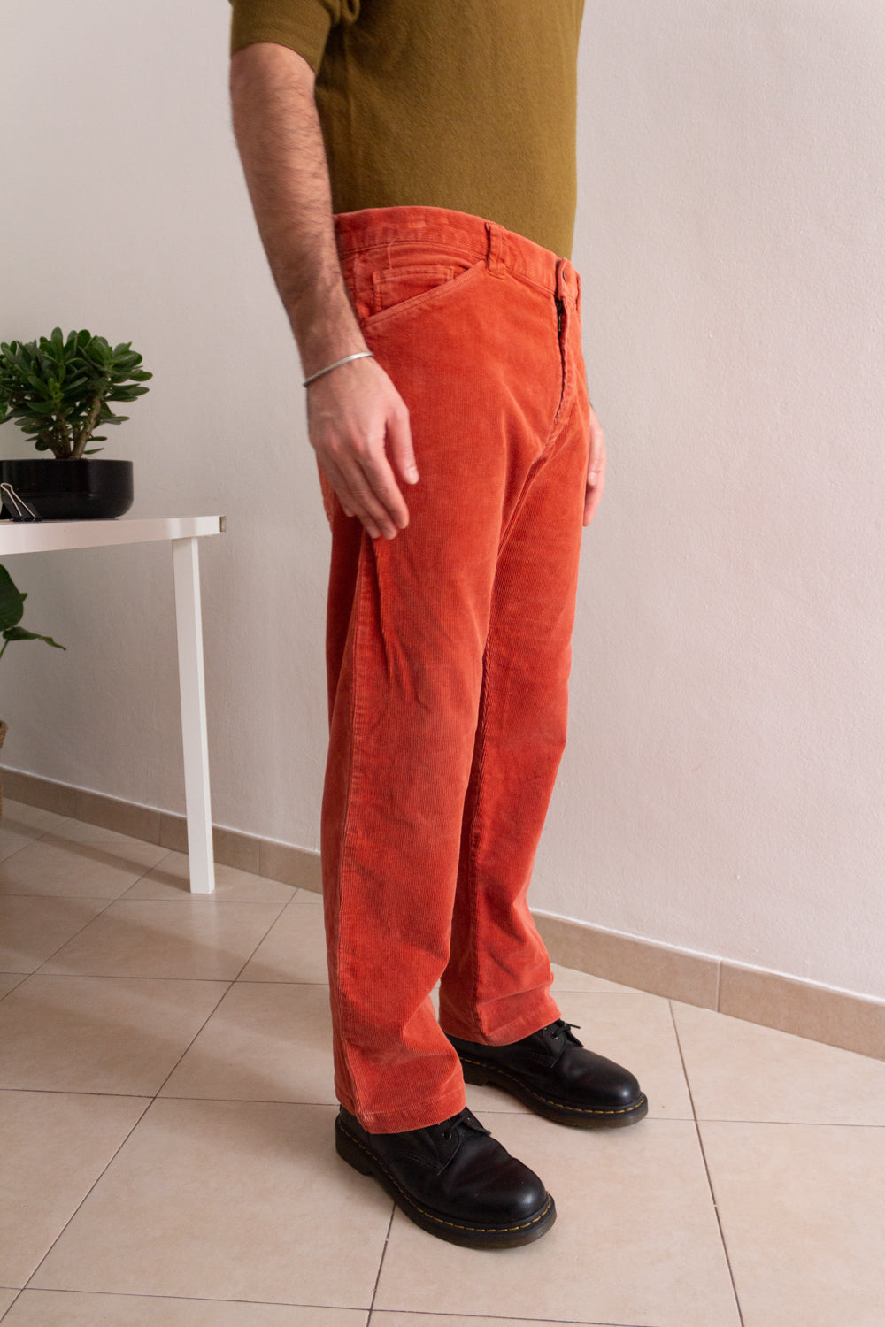 Pantaloni velluto costine 48