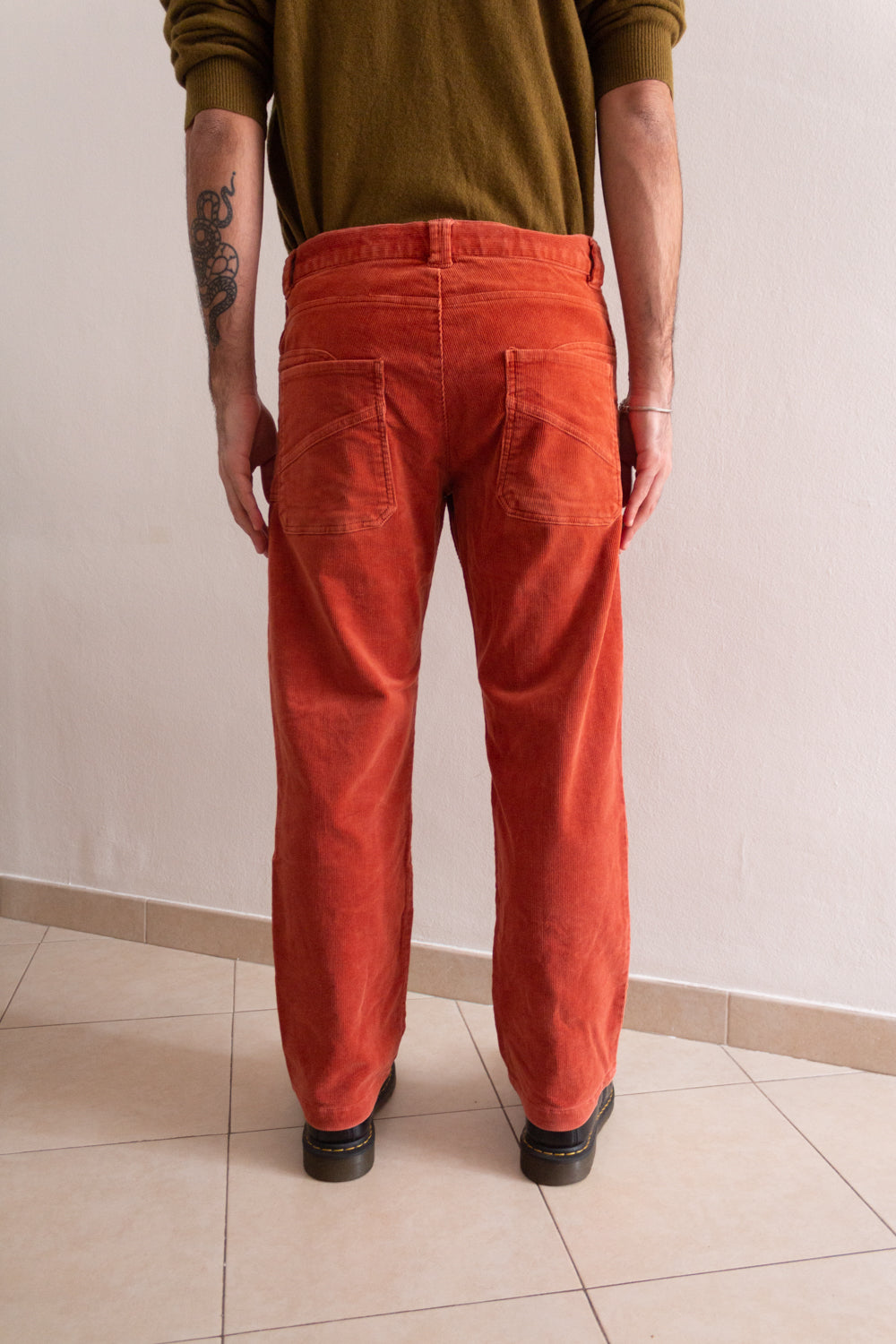Pantaloni velluto costine 48