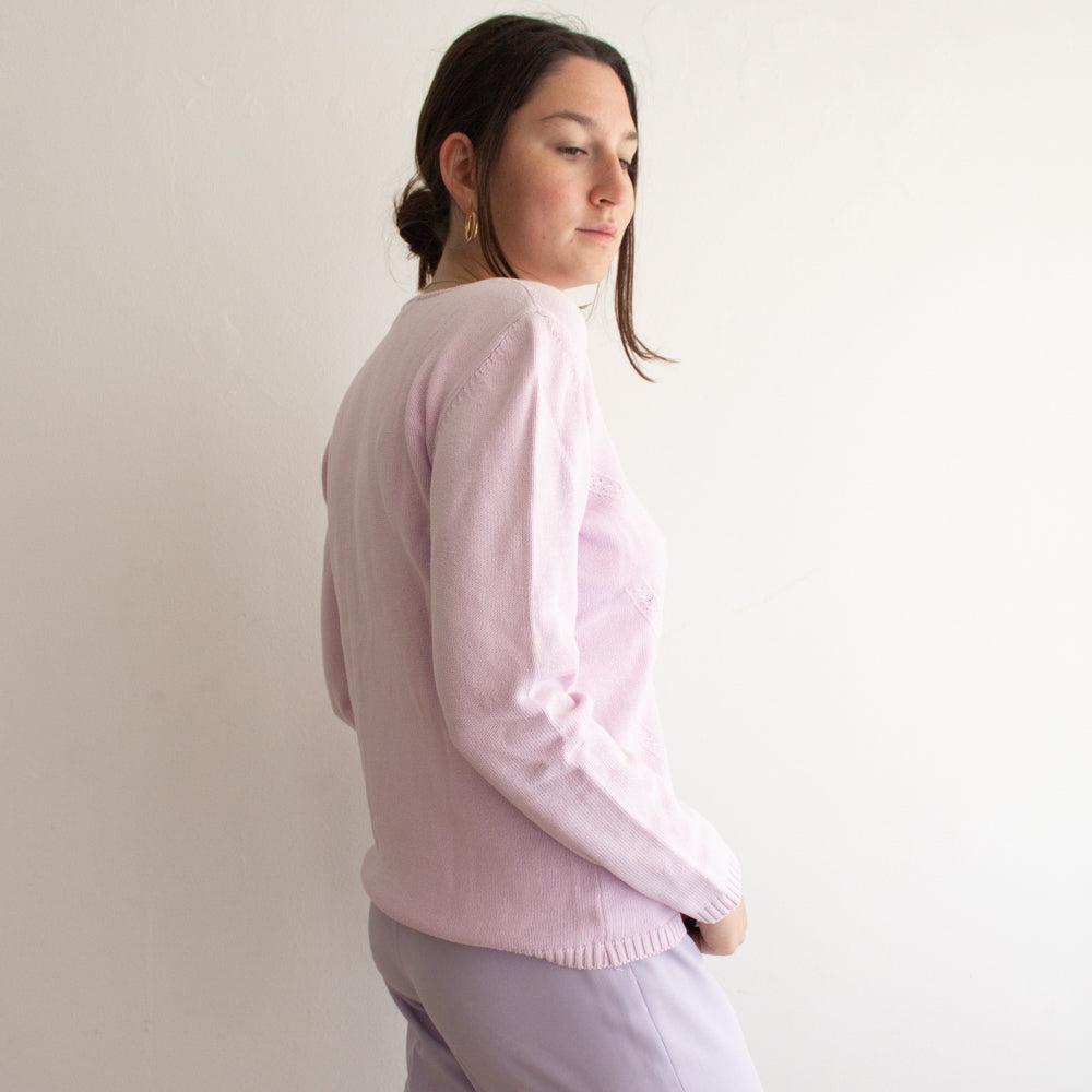 Cardigan lilla