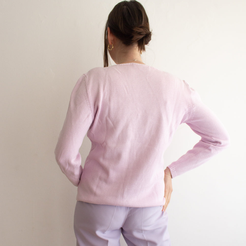 Cardigan lilla