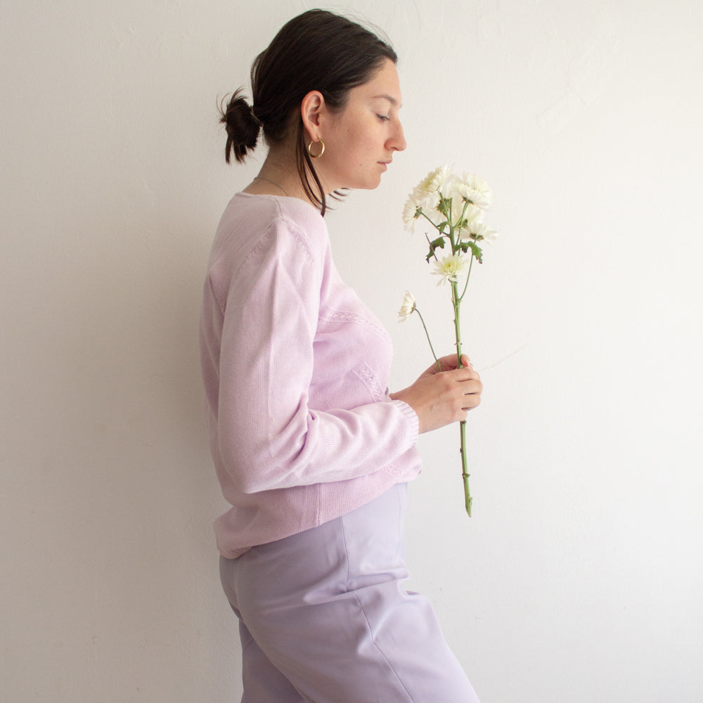 Cardigan lilla