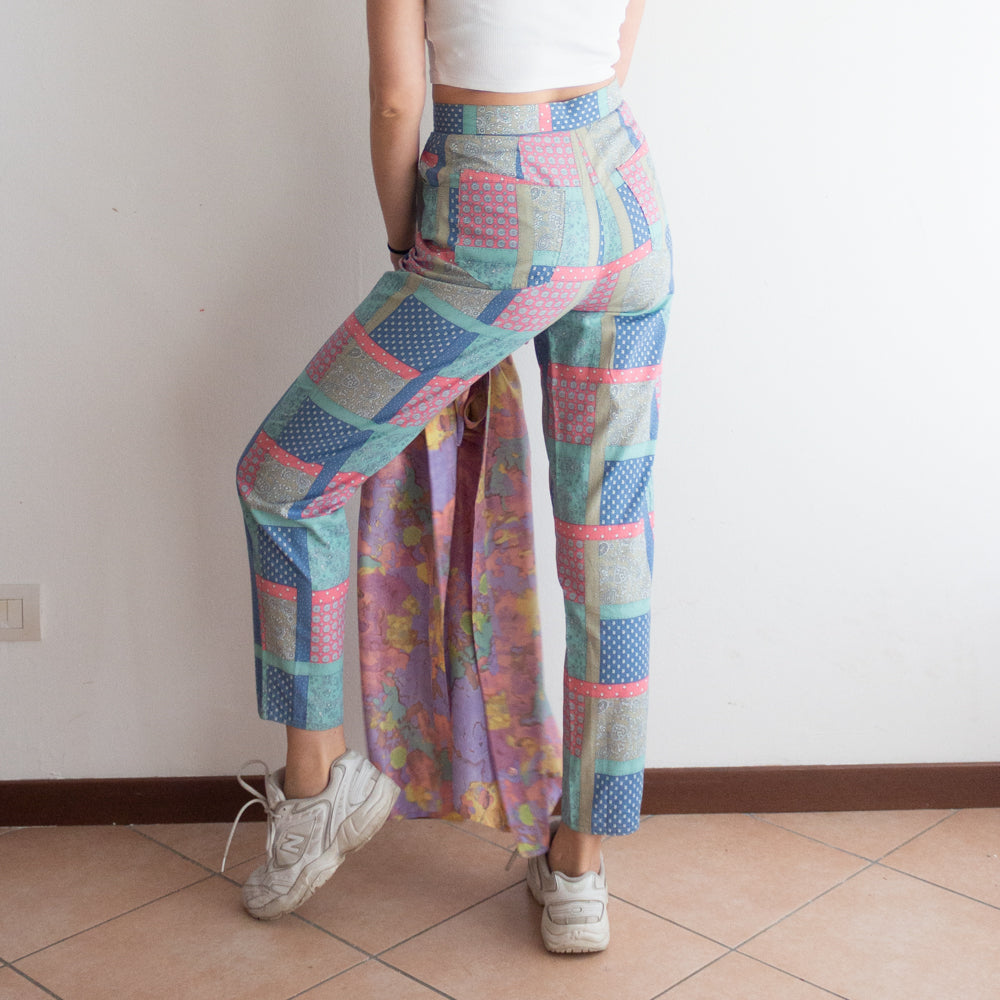 Pantaloni cotone colorati 42