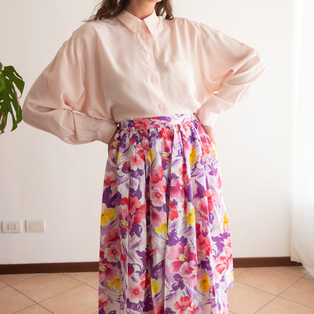Gonna a campana floreale 42
