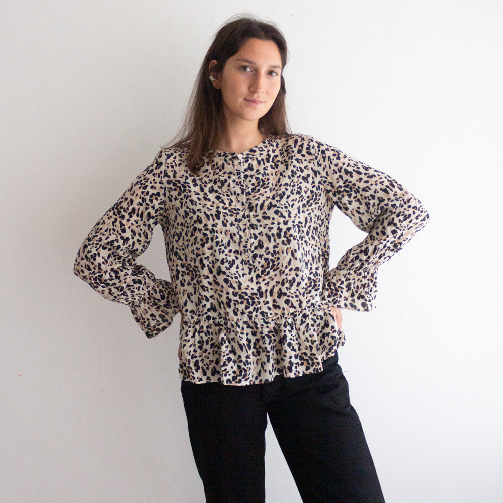 Camicia seta maculata Marella M