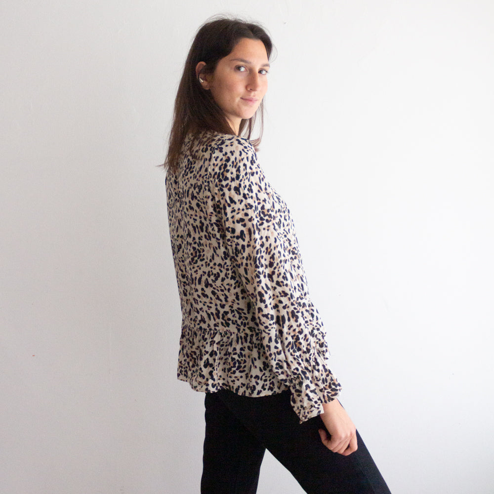 Camicia seta maculata Marella M