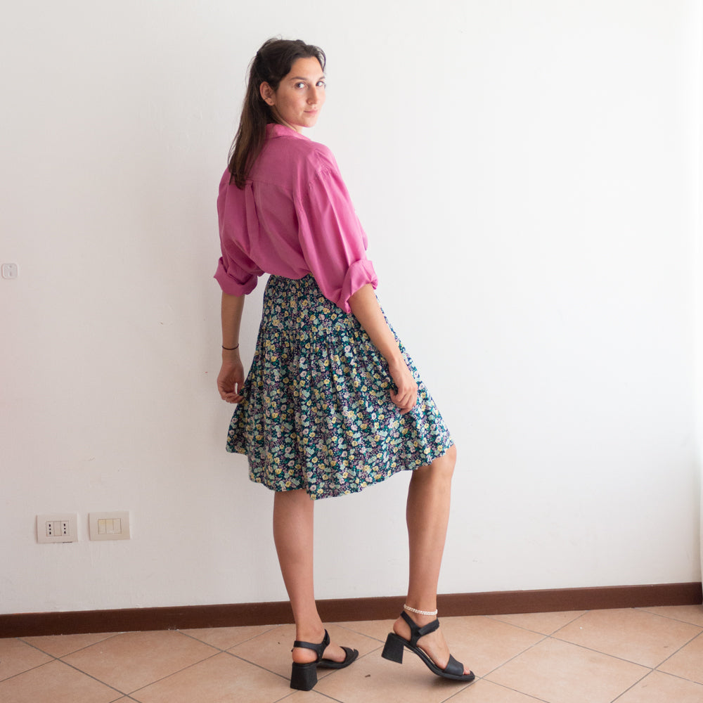 Panta gonna viscosa floreale S/M