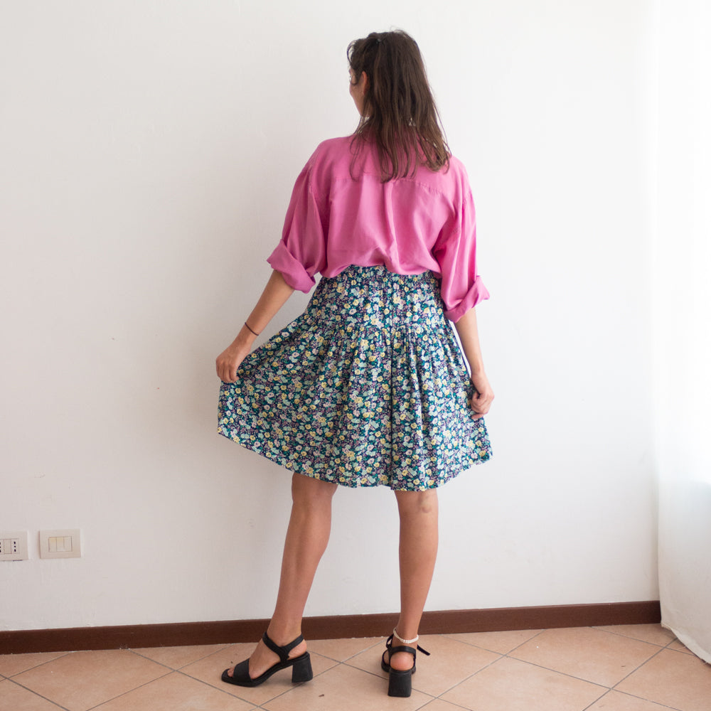 Panta gonna viscosa floreale S/M
