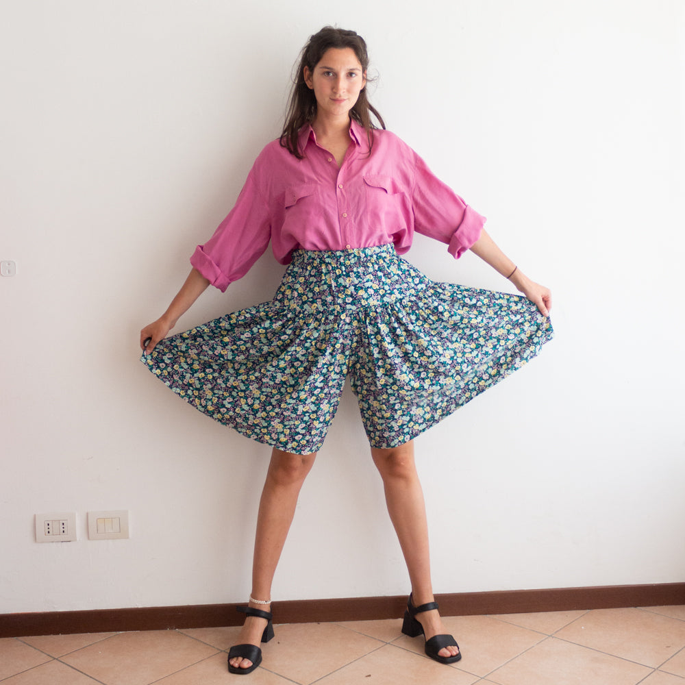 Panta gonna viscosa floreale S/M