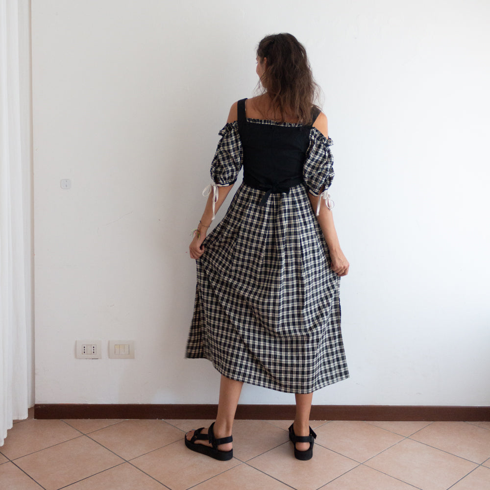 Abito bianco e nero 42