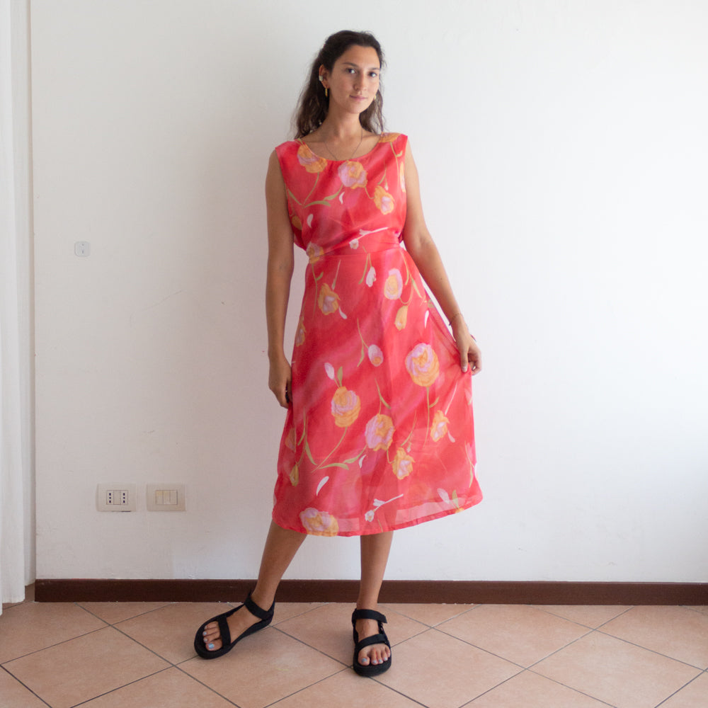Abito fucsia L/XL