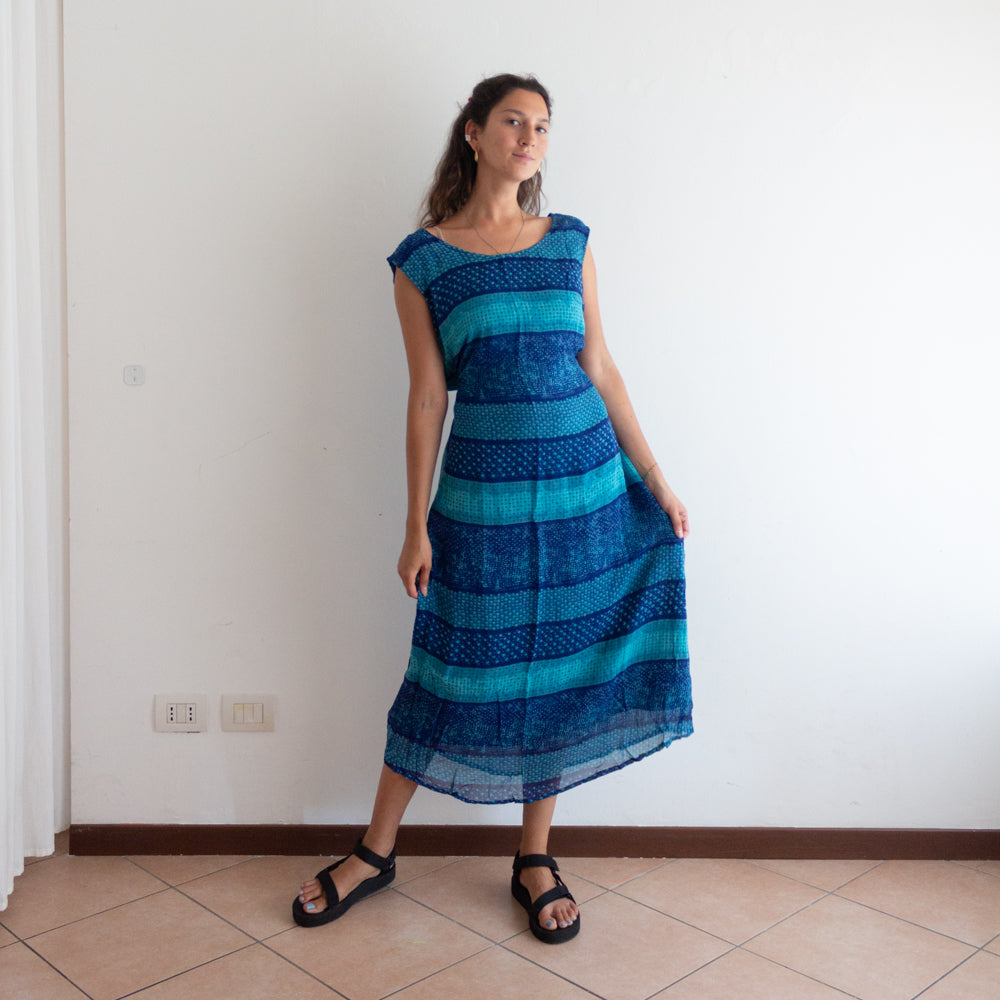 Abito blu azzurro L