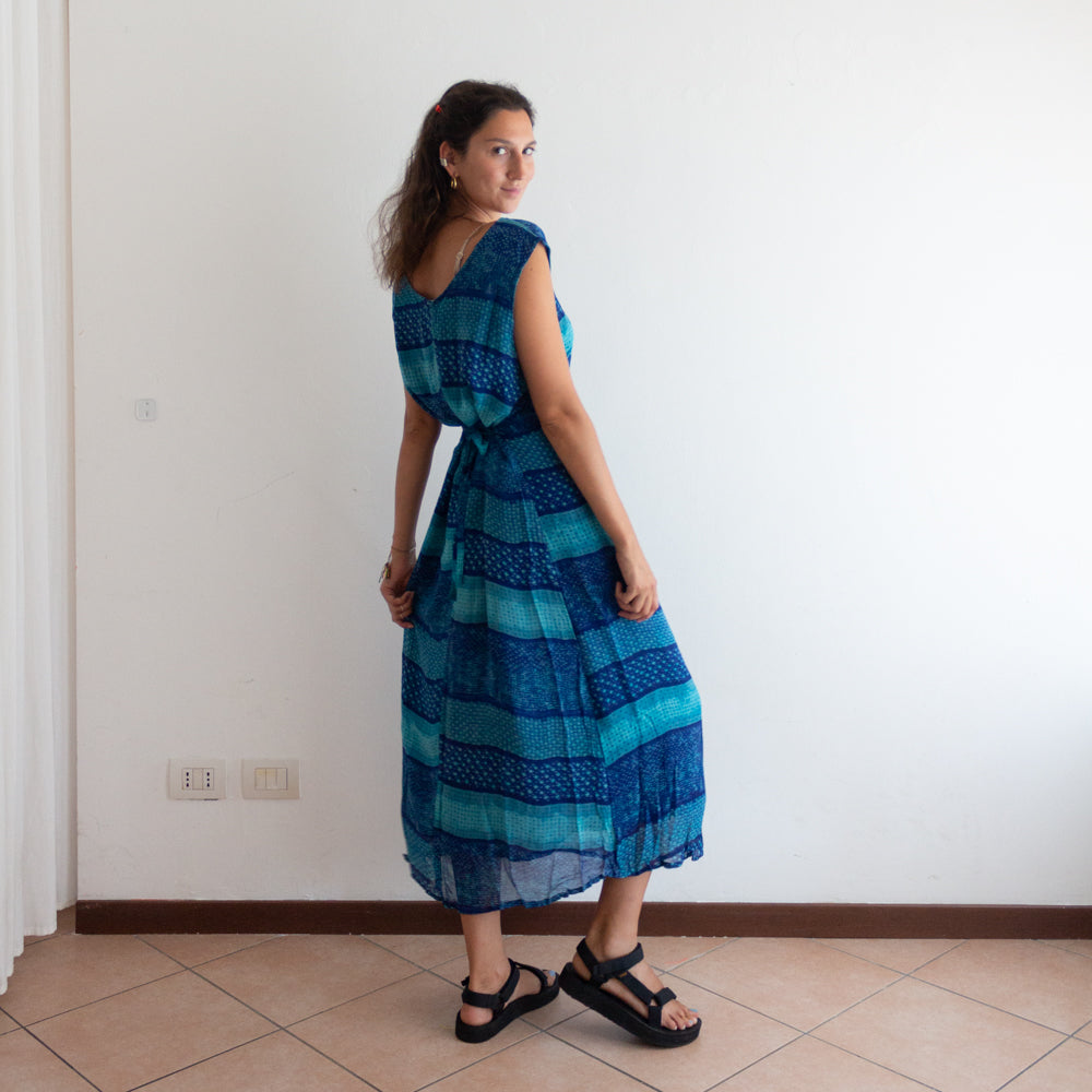 Abito blu azzurro L