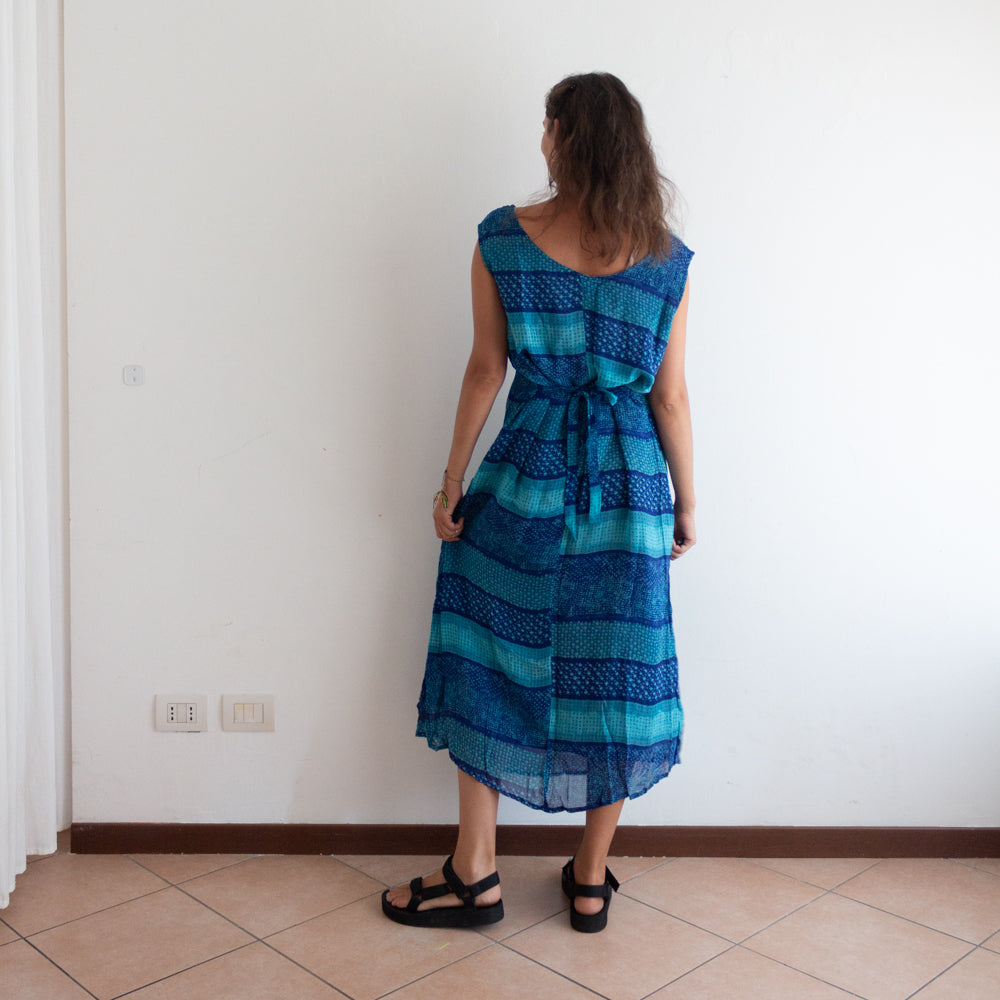Abito blu azzurro L
