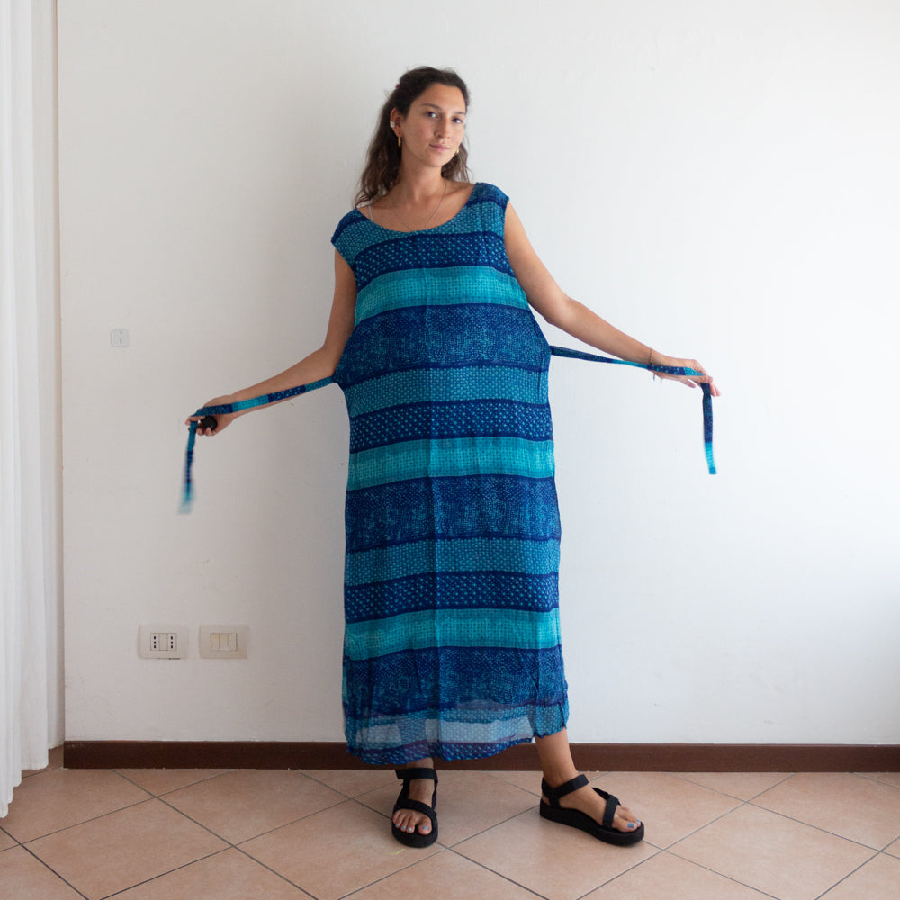 Abito blu azzurro L