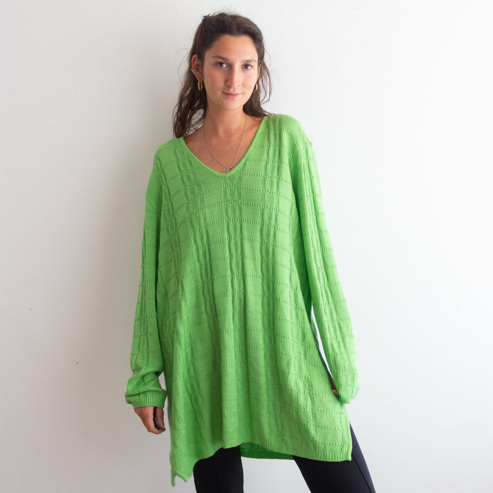 Maxi maglione verde XL