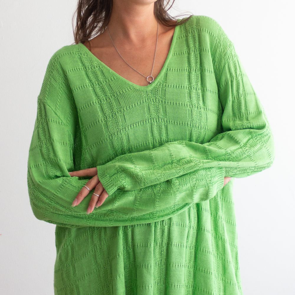 Maxi maglione verde XL