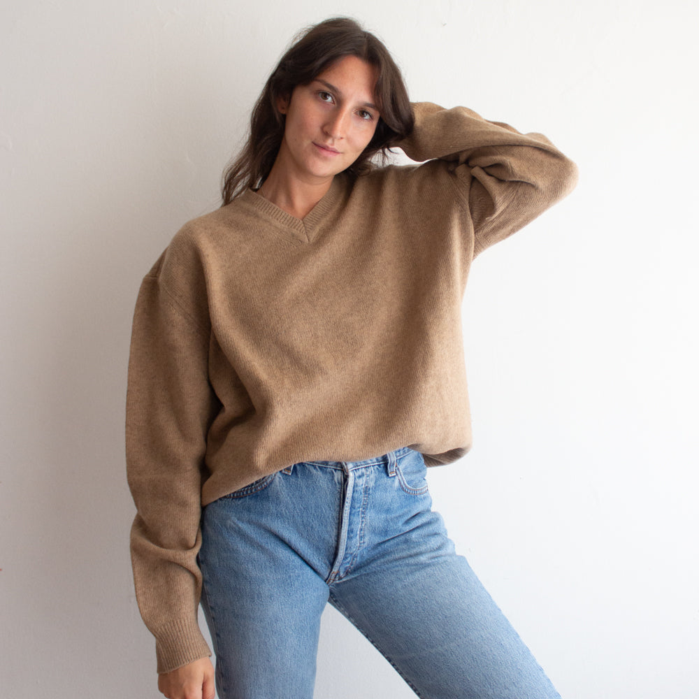 Maglione unisex beige taglia L