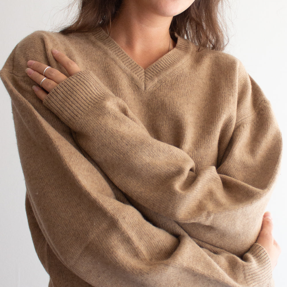 Maglione unisex beige taglia L
