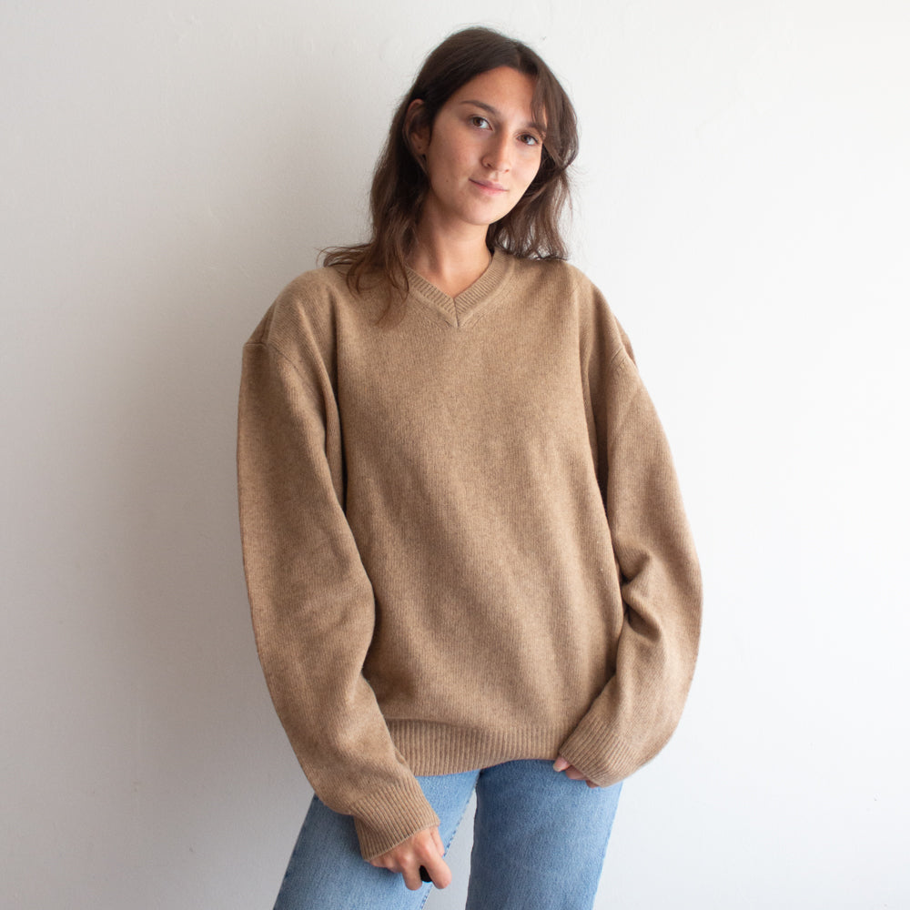 Maglione unisex beige taglia L