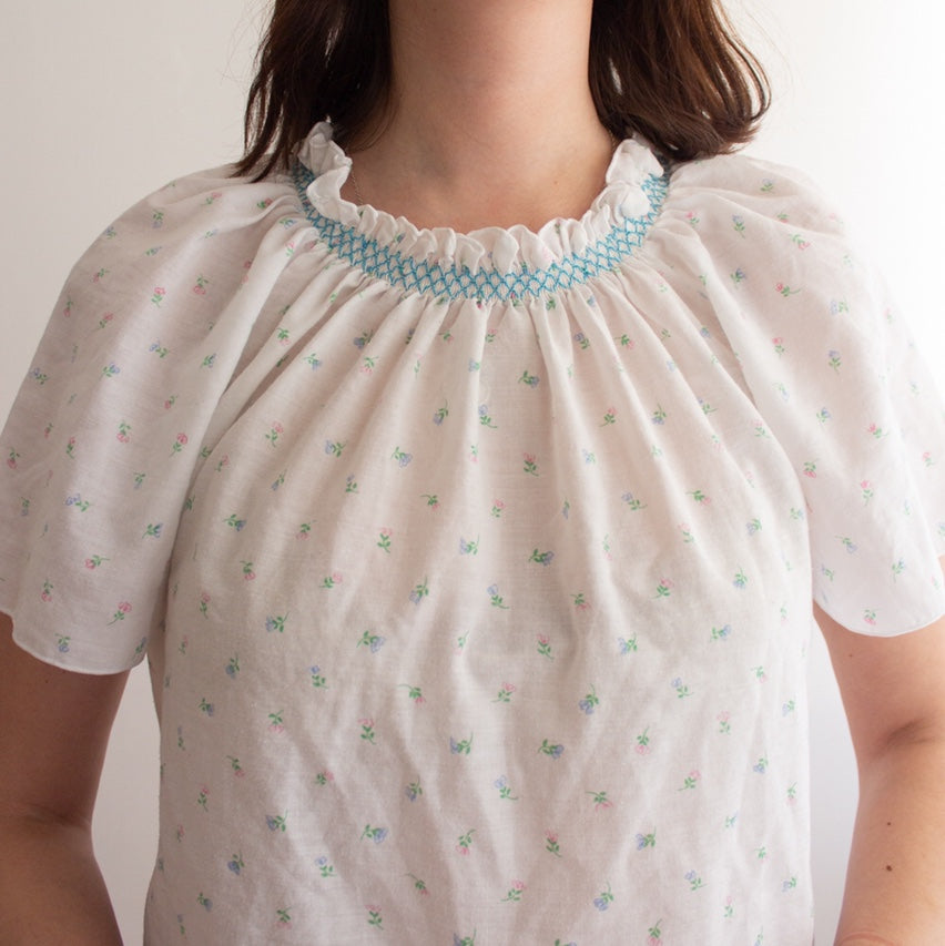 Camicetta accorciata bianca