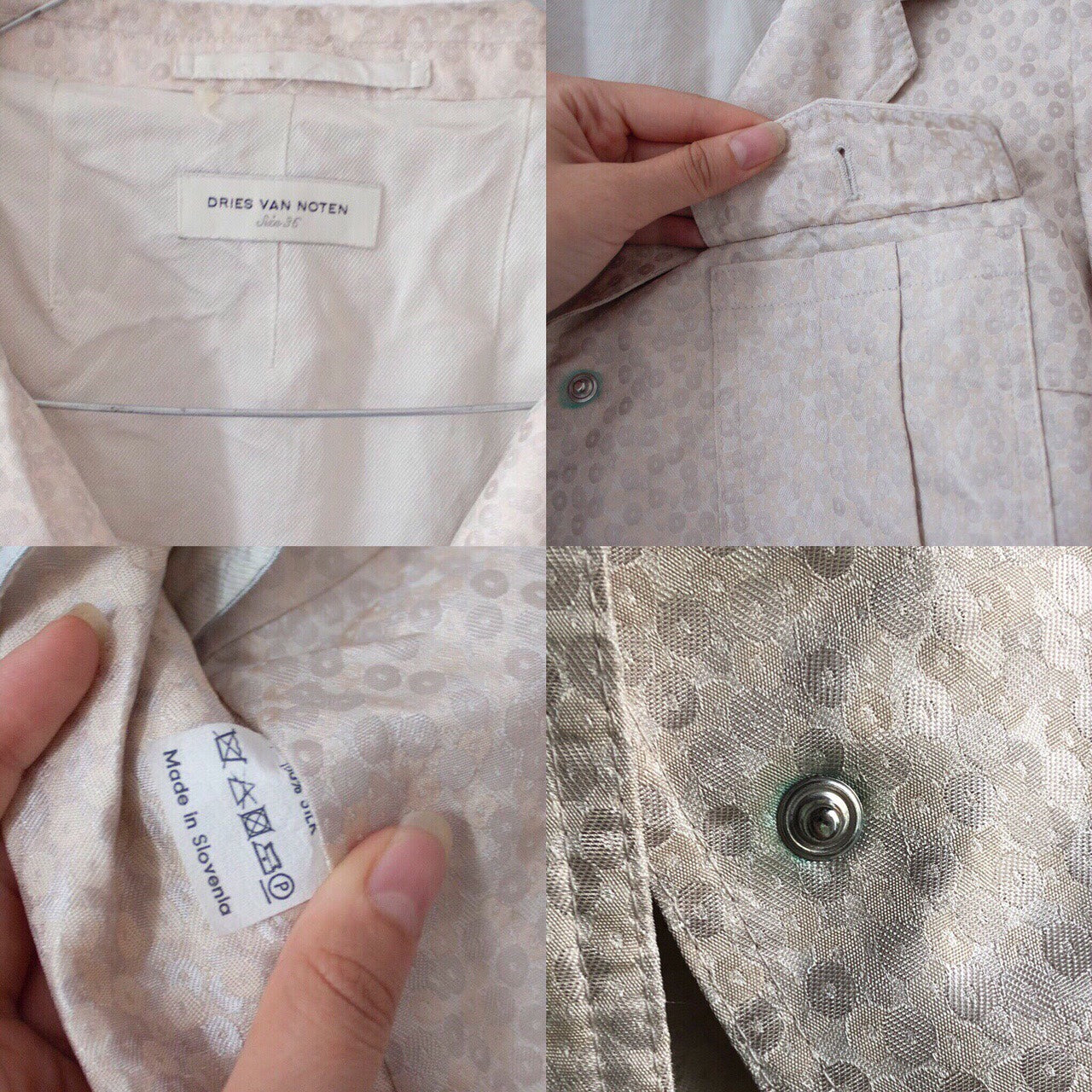 Giacca in seta Dries Van Noten 40