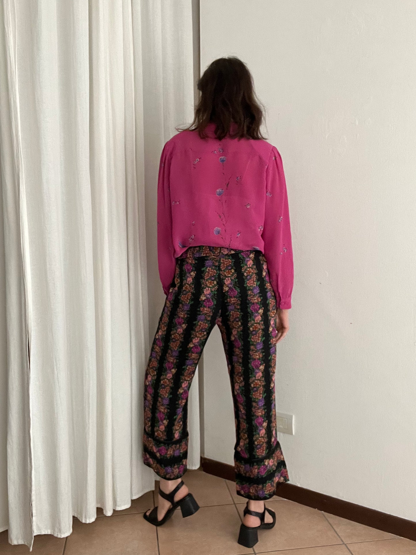Pantaloni floreali Twinset M/L