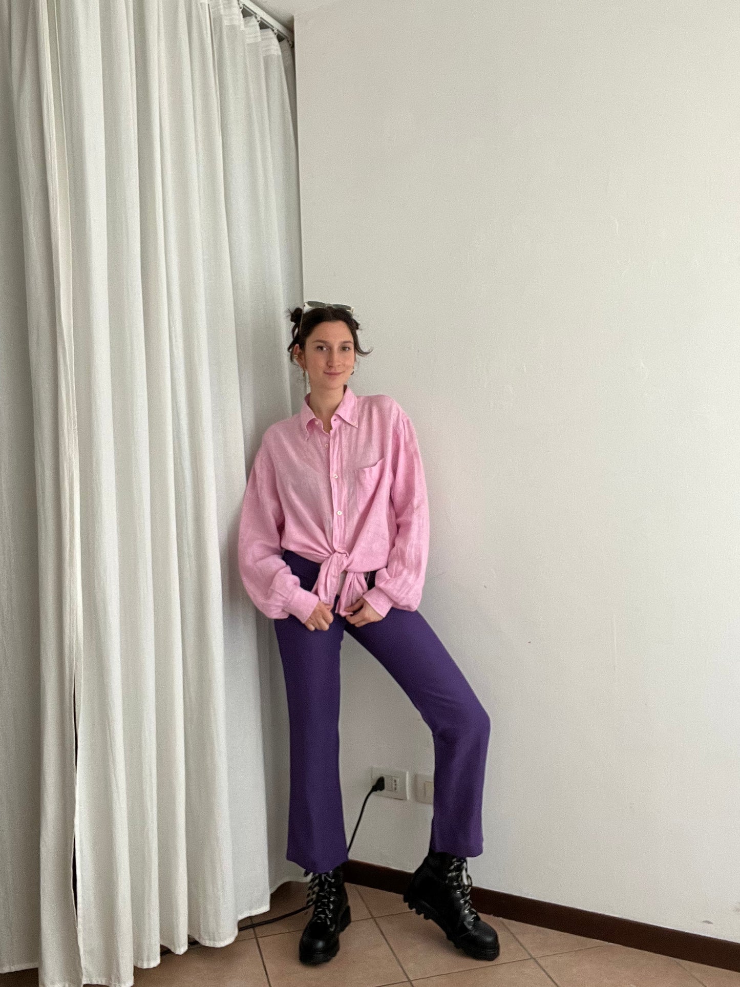 Pantaloni viola XS