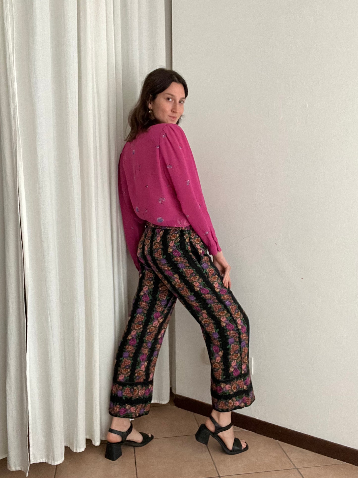 Pantaloni floreali Twinset M/L