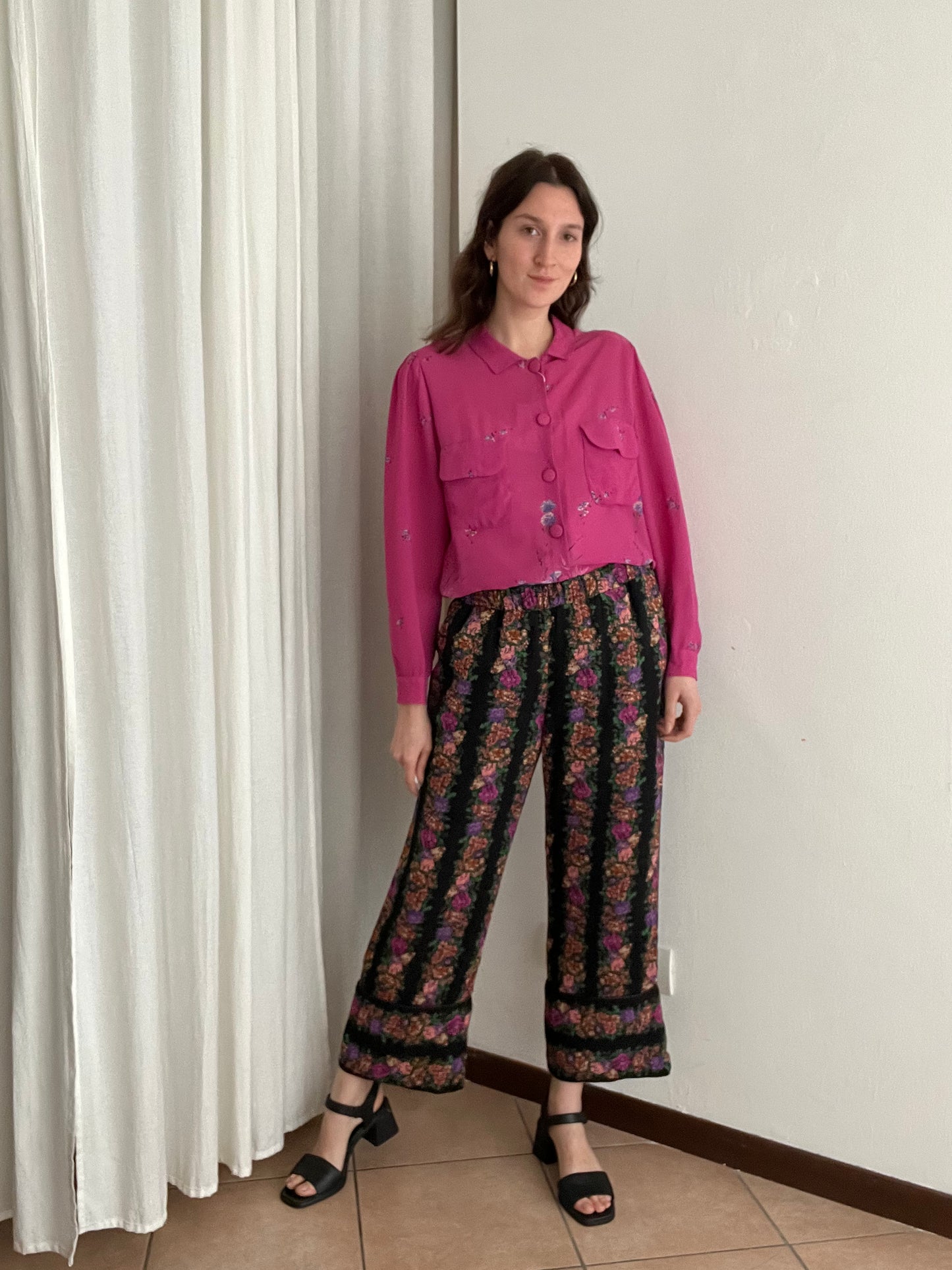 Pantaloni floreali Twinset M/L