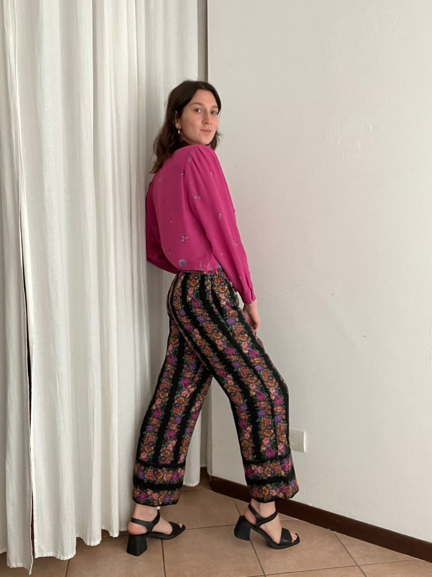 Pantaloni floreali Twinset M/L