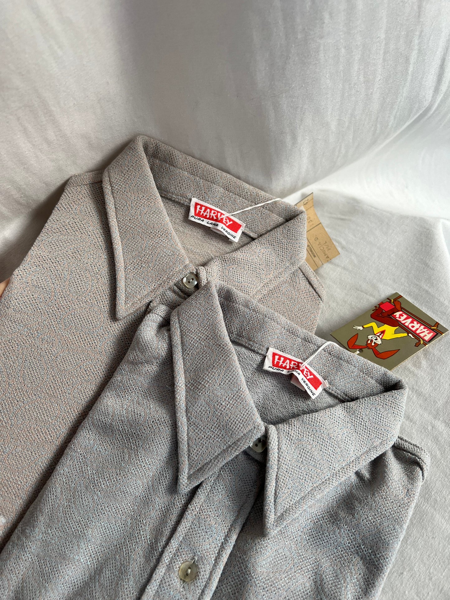 Camicia nuova in lana grigia 40/42