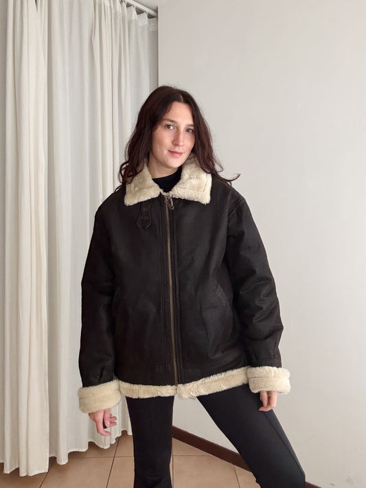 Montone maschile marrone L