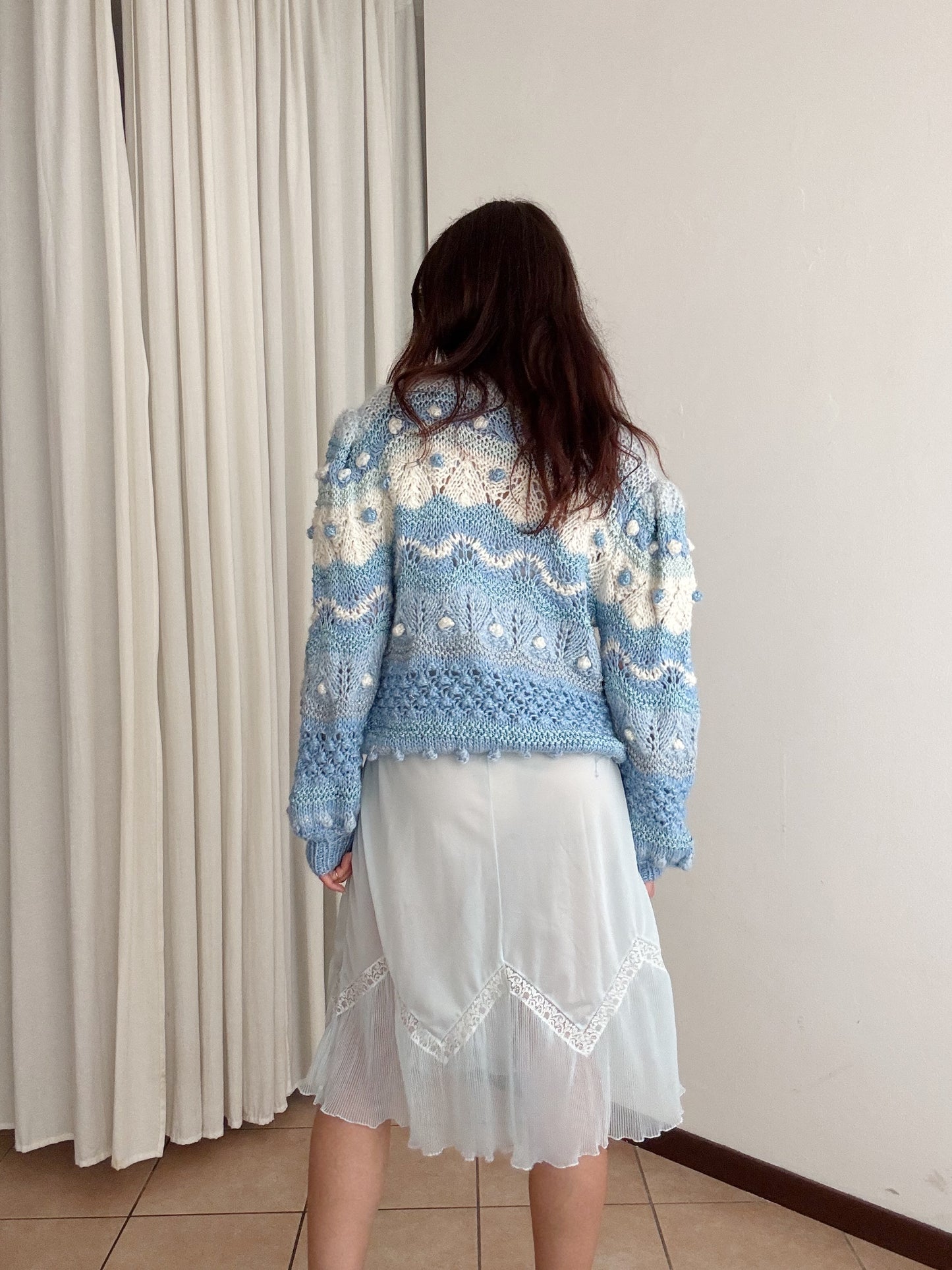 Cardigan azzurro M/L