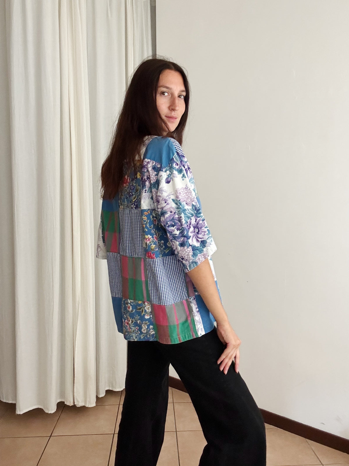 Camicia patchwork L