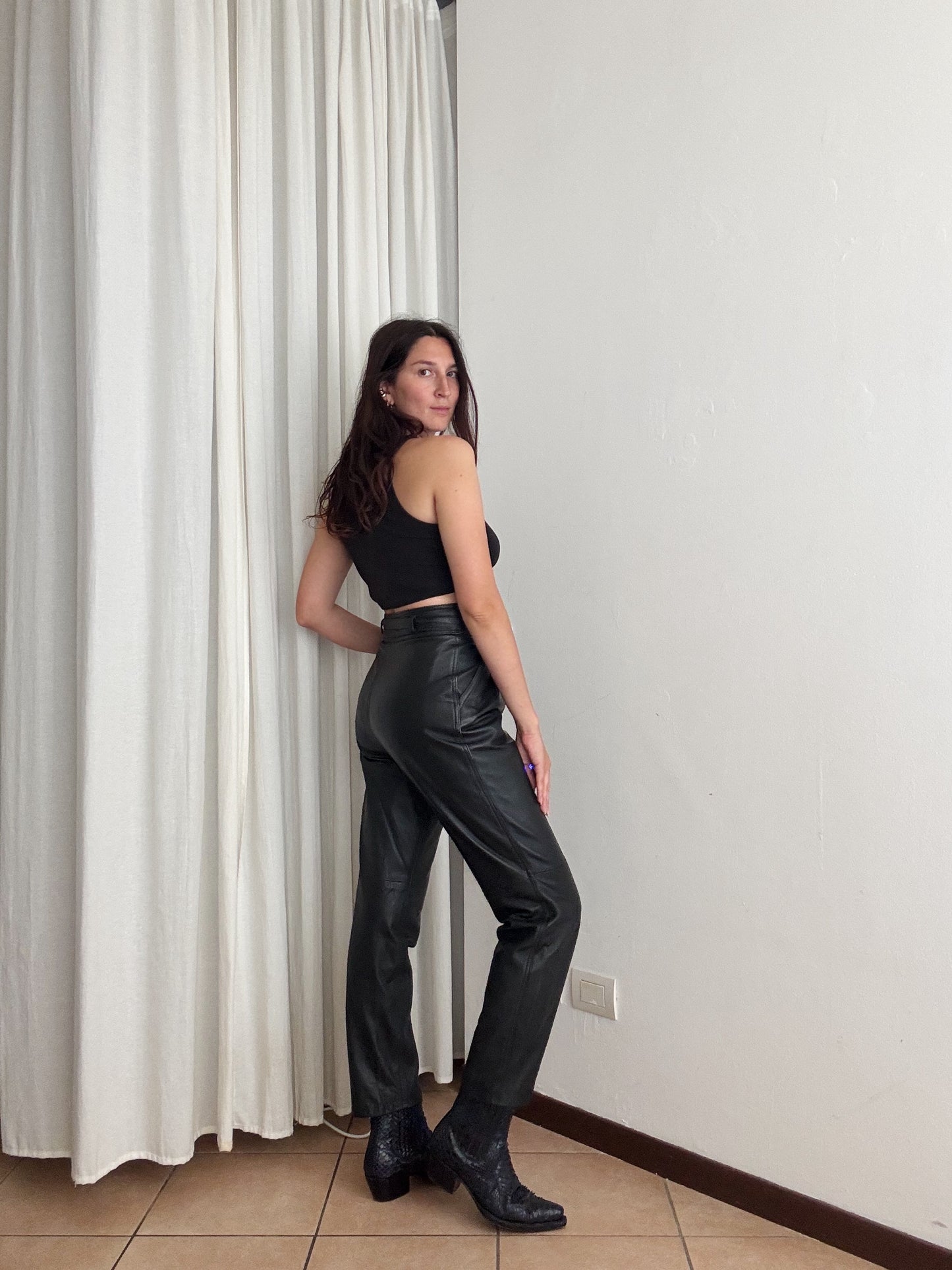 Pantaloni pelle 42