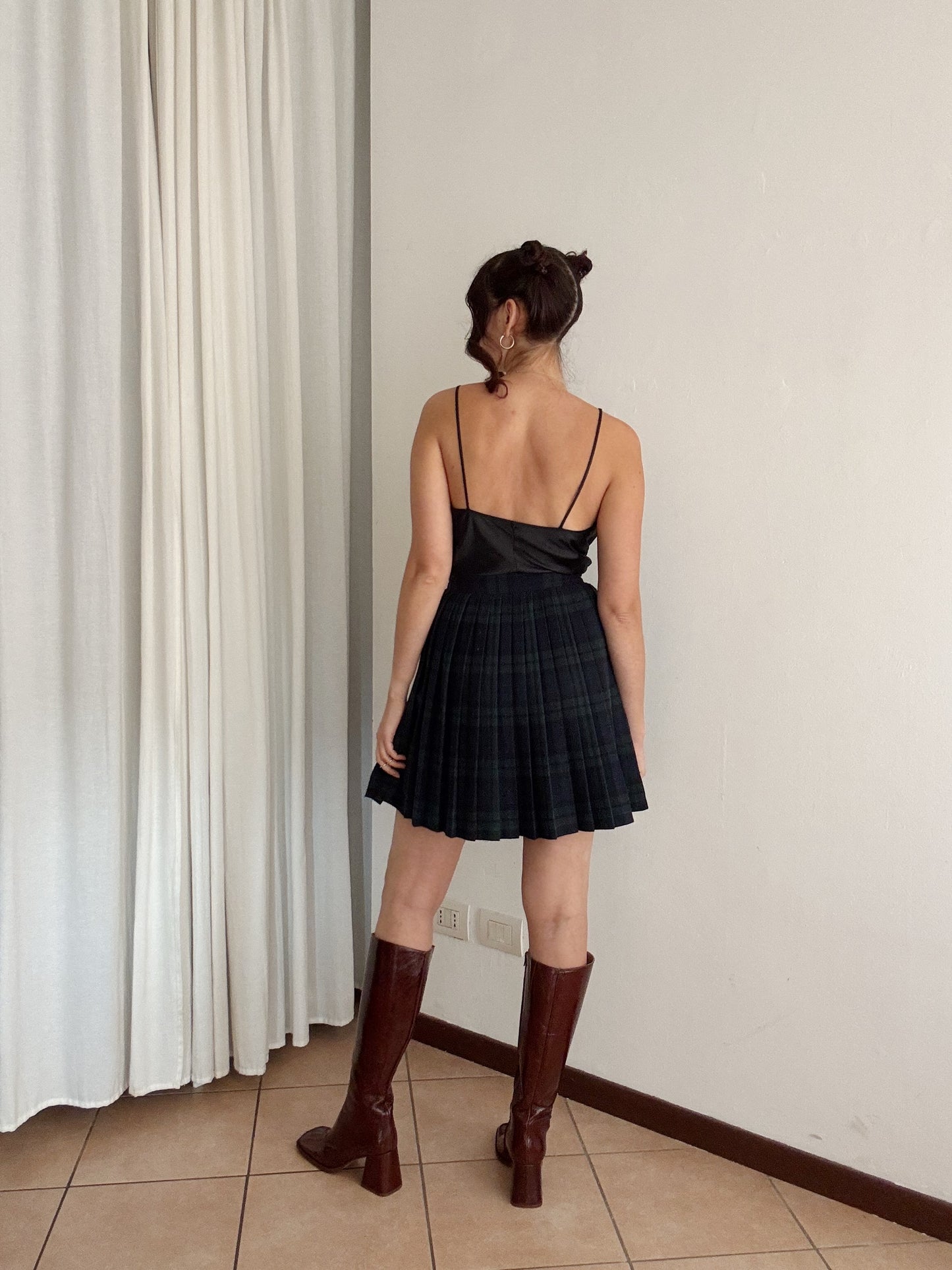 Gonna portafoglio tartan S