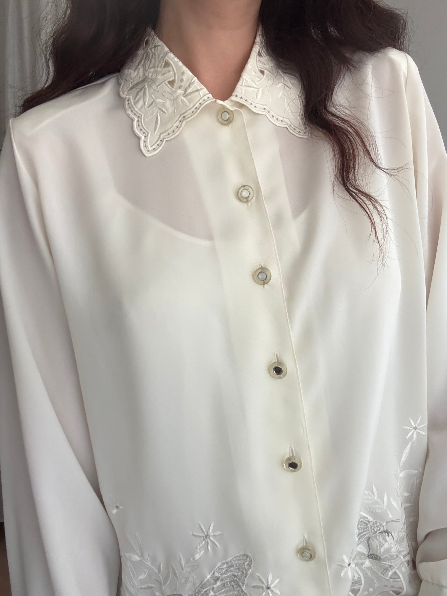 Camicia bianca farfalle 42/44