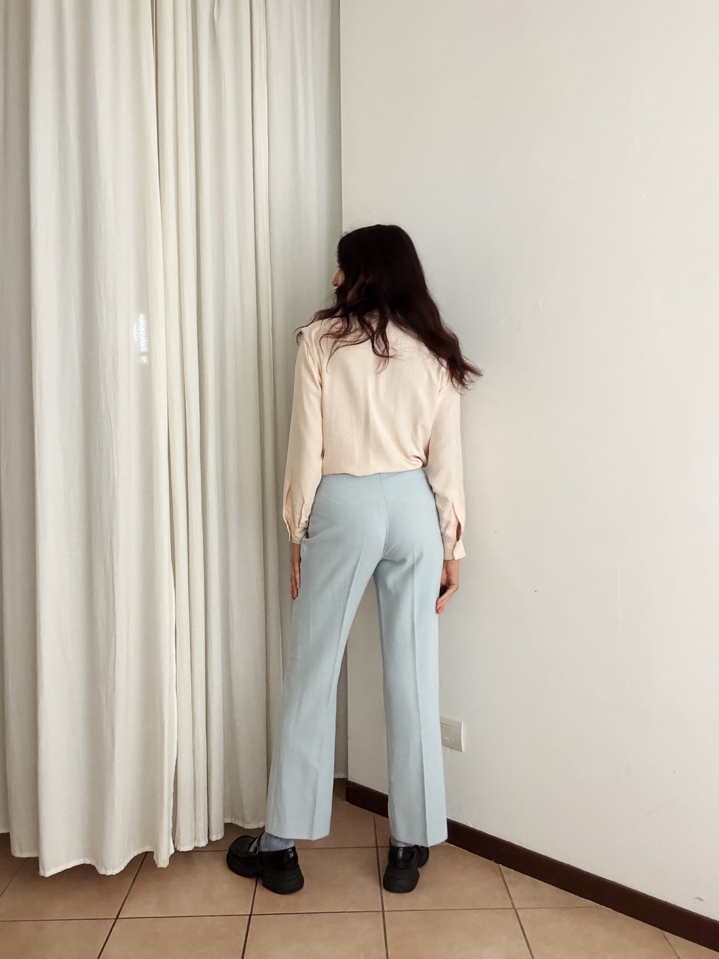 Pantaloni azzurro 42