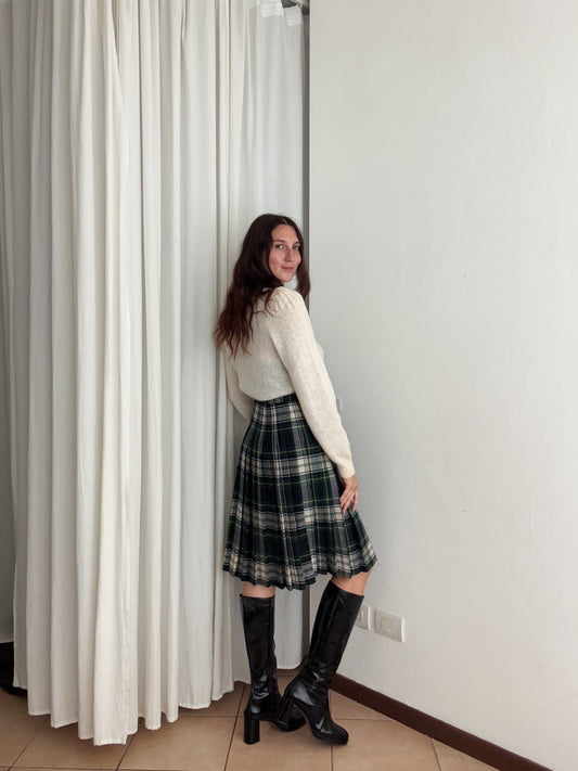 Kilt scozzese verde M