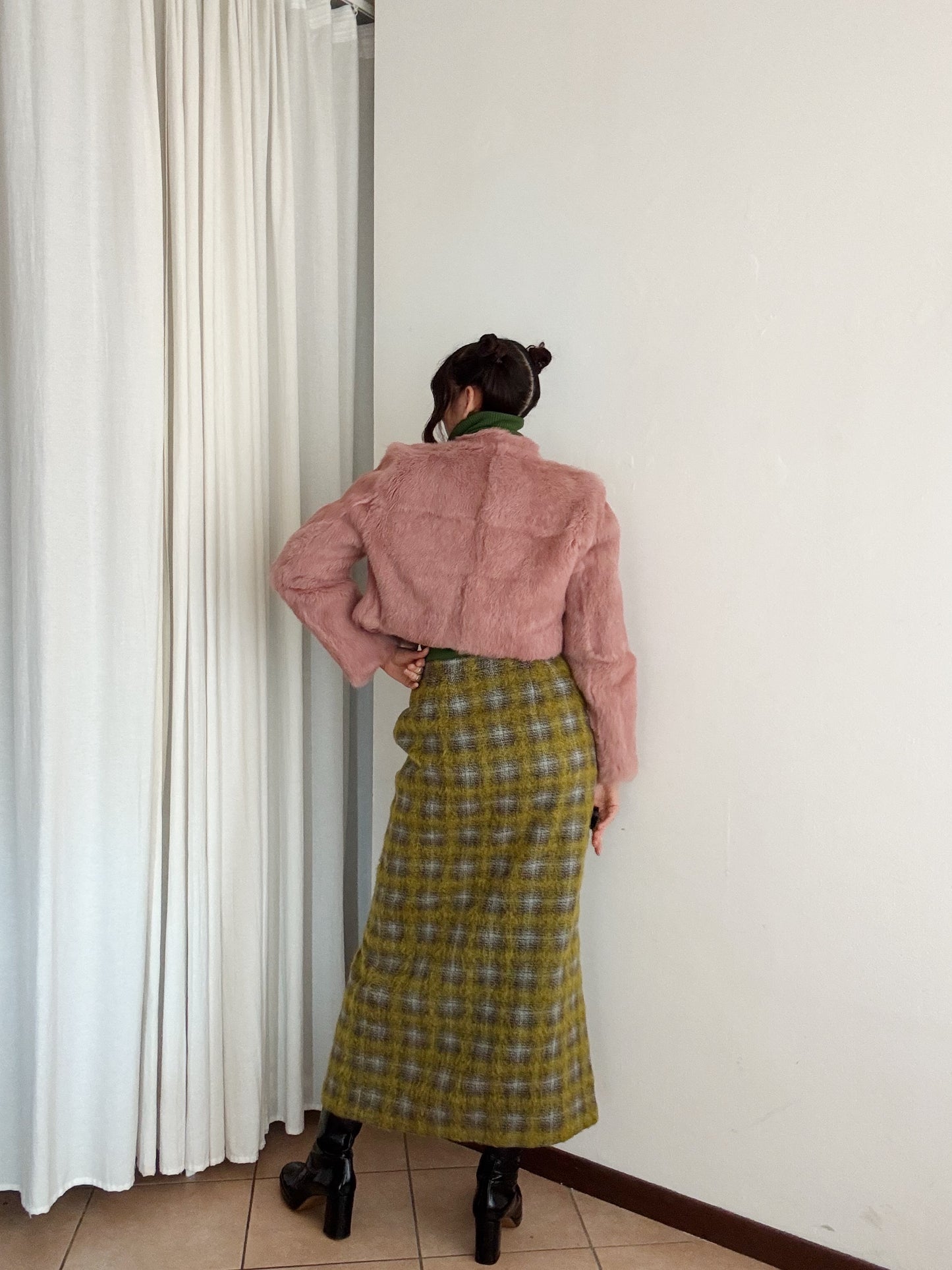 Gonna lunga lana mohair 44