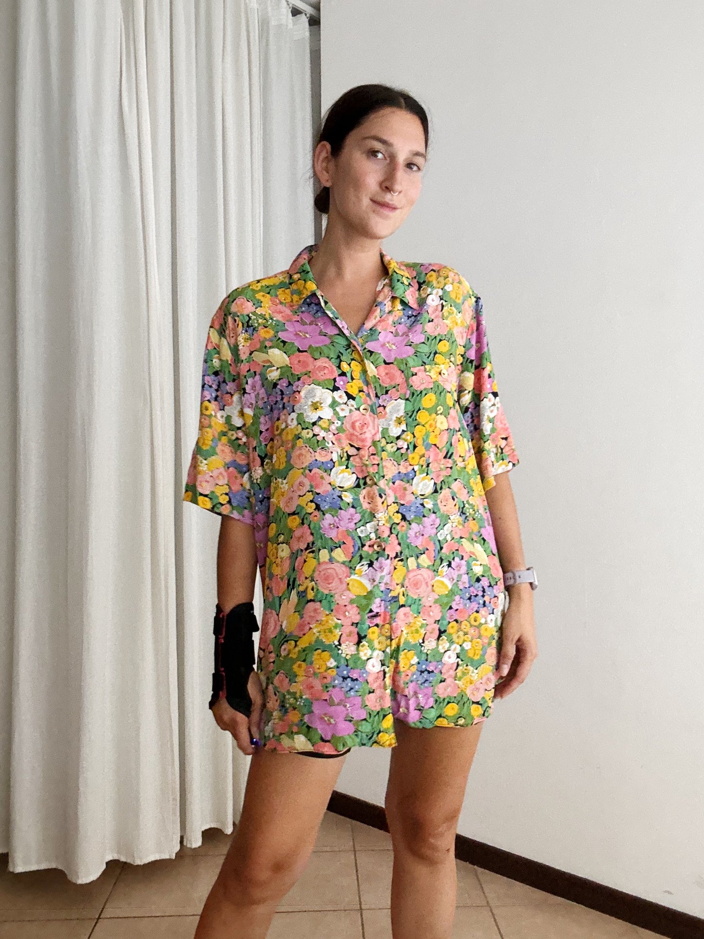 Camicia floreale 48